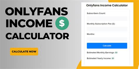 onlyfans money calculator|Onlyfans Calculator